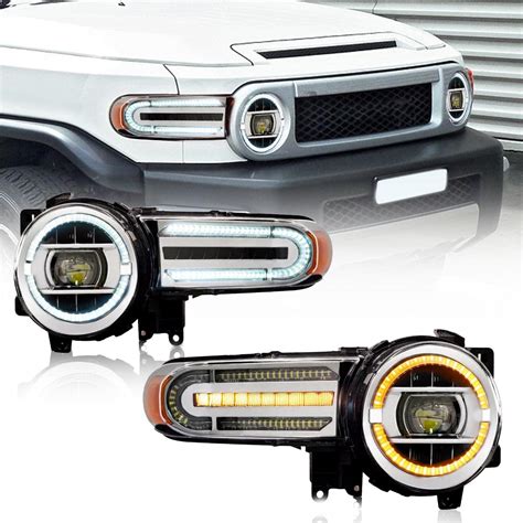 Amazon.com: Archaic LED Headlights Assembly for 2007-2021 Toyota FJ ...