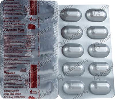 Buy Vitamax Plus Strip Of 10 Capsules Online & Save Up to 24% at PharmEasy