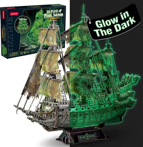 CubicFun Glow in The Dark 3D Puzzle - The Flying Dutchman India | Ubuy