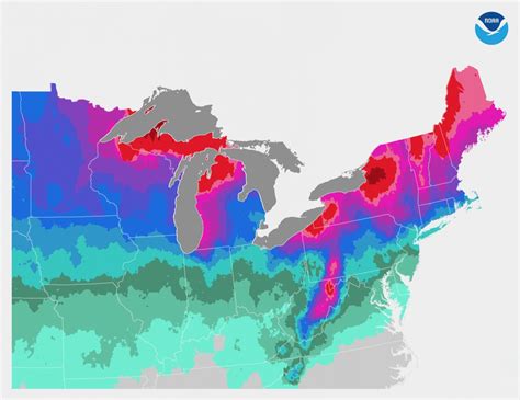 Ohio Snow Belt Map