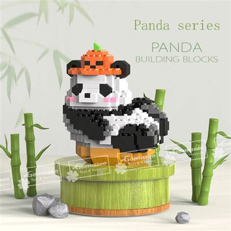 Jual Mainan Mini Brick Panda Micro Block Balok susun Edukasi Anak ...