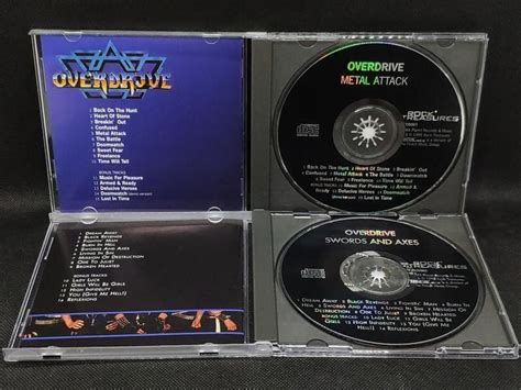 2枚セット Overdrive オーヴァードライヴ Metal Attack Swords And Axes 北欧メタル オーバードライブ ...