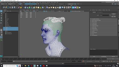 Man Bun -Low Fade Hair Cut Low-Poly - FlippedNormals