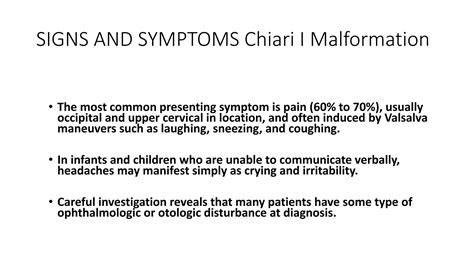 Arnold chiari malformation and types.pptx