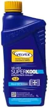 VELVEX SUPERKOOL (1:3 CONCENTRATE COOLANT) GLYCOL OAT FORMULA-1L ...