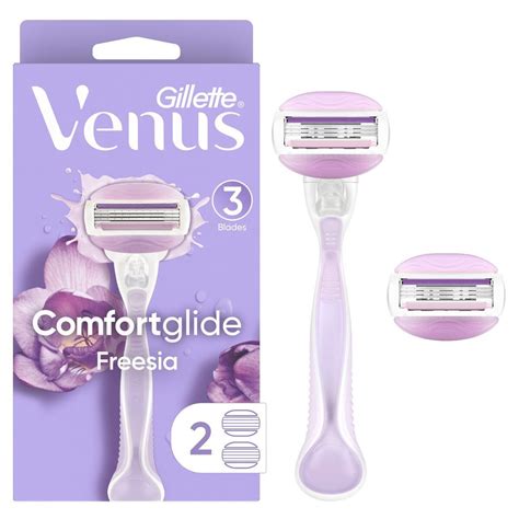 Check out Gillette Venus ComfortGlide Freesia Women's Razor Handle + 2 ...