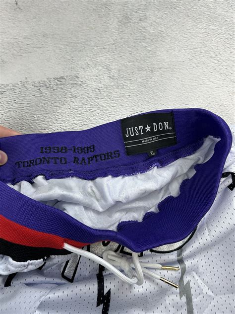 Vintage Vintage NBA Just Don shorts Raptors nylon baggy Parachute | Grailed