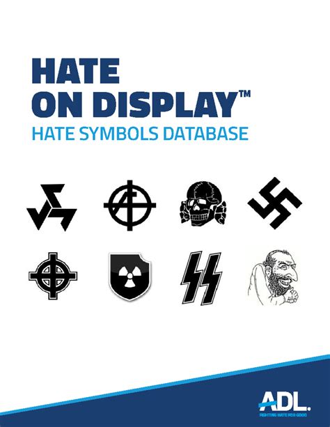ADL Hate on Display Symbols Database Overview and Guide - Studocu