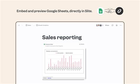 Google Sheets Integration | Live Spreadsheet Data in Slite