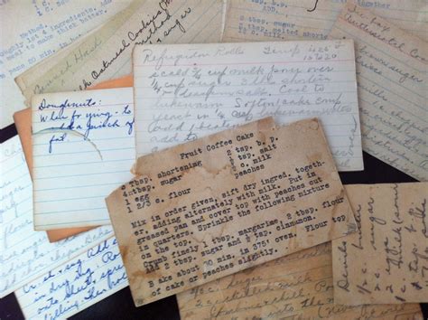 The old family recipe book feel