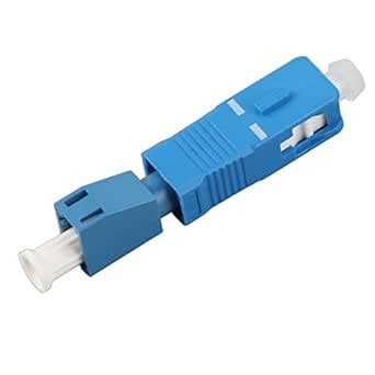SC Male to LC Female Single Mode Fiber Optic Hybrid Optical Adaptor ...