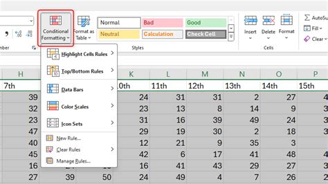 Image result for Spreadsheet Conditional Formatting