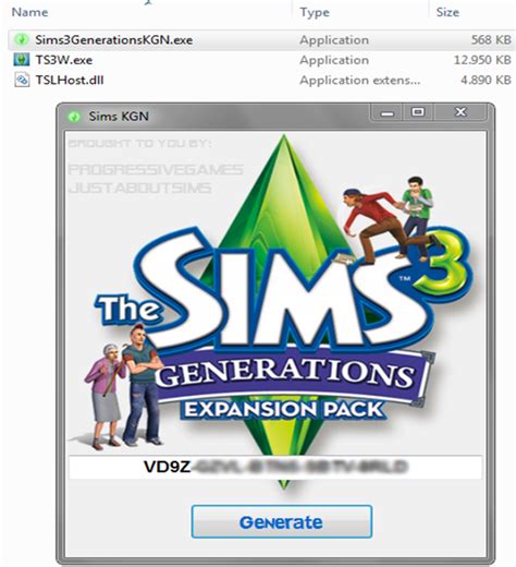 Sims 3 Code Generator 的图像结果