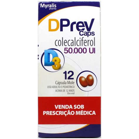 DPREV CAPS 50.000UI C/12 CÁPSULA MOLE - MYRALIS PHARMA EIREL