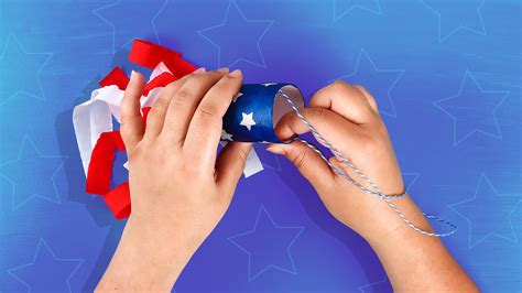 Patriotic Memorial Day Crafts for Kids: Red White & Blue Family DIYs ...