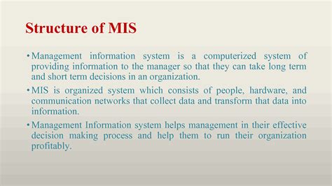 Management Information System Structure 的图像结果