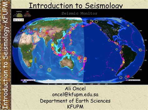ÖNCEL AKADEMİ: INTRODUCTION TO SEISMOLOGY | PPT