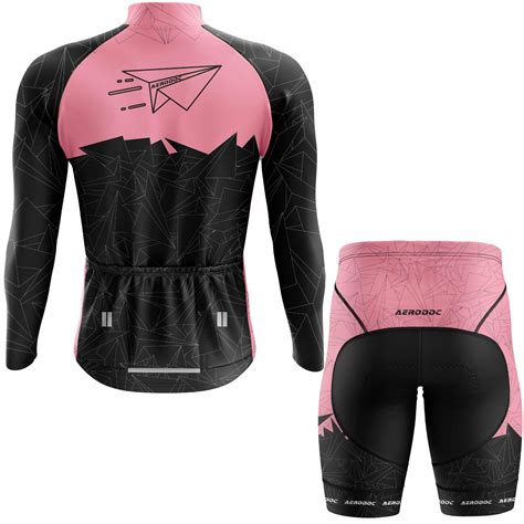 AeroVibe Pink Cycling Kit - Premium Jersey & Bib Shorts for MTB & Road ...
