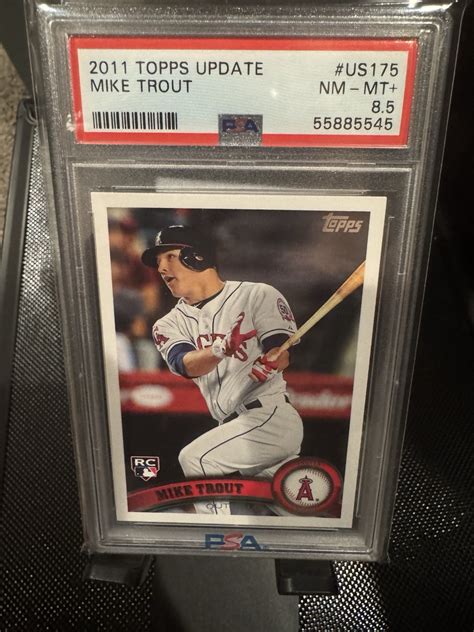 2011 Topps Update Series #US175 Mike Trout Rookie Card (RC) PSA 8.5 | eBay