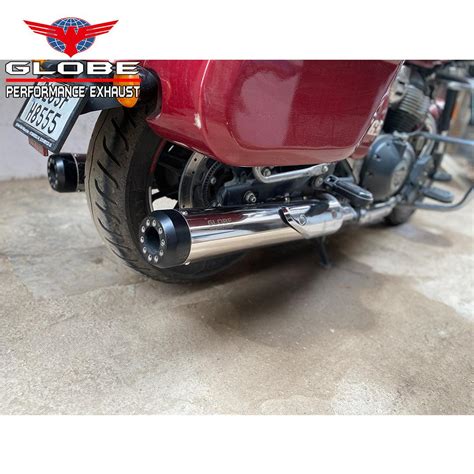 Turbo Twister Silencer For Super Meteor 650 Royal Enfield