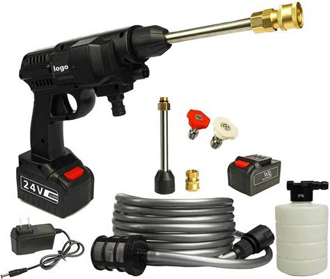 Portable High-Car Washing Machine Water Spray Gun Car Wash Wireless Li ...