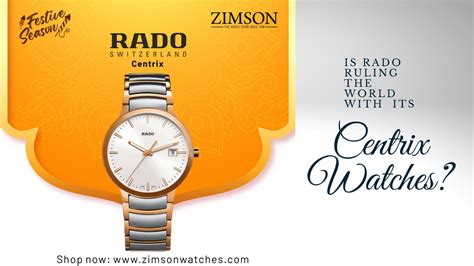 Rado Ruling the World with its Centrix Watches