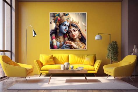 radha krishna painting