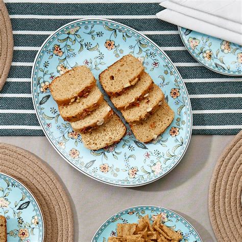 Buy GOLDEN QUEEN'S Handcrafted Oval Platter - Set of 1| Stylish and ...