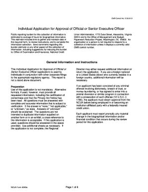 NCUA Form 4063a - Fill and Sign Printable Template Online