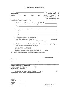 Cohabitation Agreement Template - Blank Fillable Template | Fill Out ...