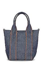 See By Chloe Laetizia Mini Tote Crossbody in Denim | REVOLVE
