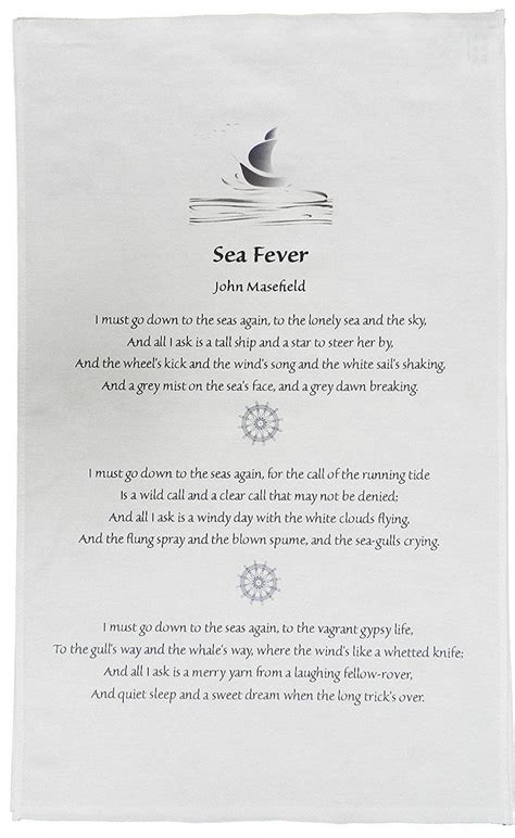 Sea Fever Poem