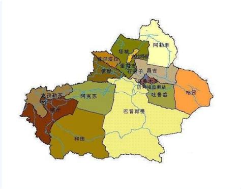 最新新疆地图 - 新疆地图全图 - 新疆维吾尔自治区交通地图查询