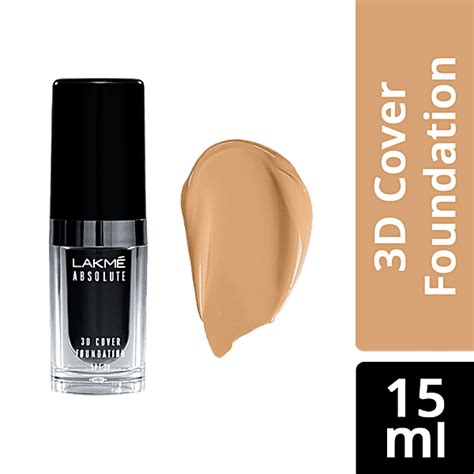 Buy Lakme Absolute 3D Cover Foundation - Cool Tan Online at Best Price ...