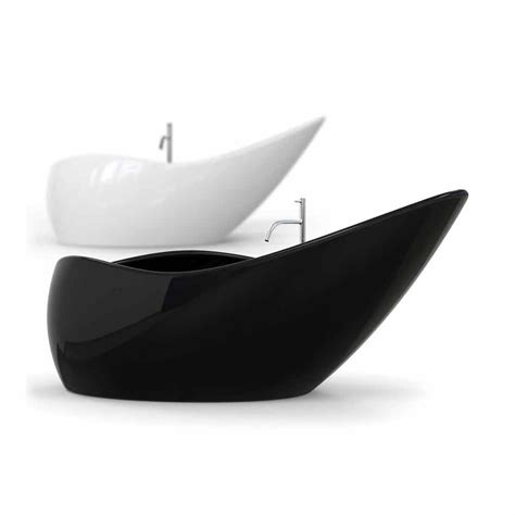 Modern design Solid Surface bathtub Finger Food, made in Italy