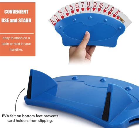 Buy Lynkaye Playing Card Holder Hands Free Cards Holders Trays Rack ...