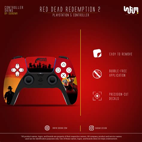 Red Dead Redemption 2 Controller Skin - PS5 DualSense | SUBUMI – Subumi