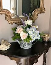 Image result for Large Farmhouse Dining Room Table Centerpieces