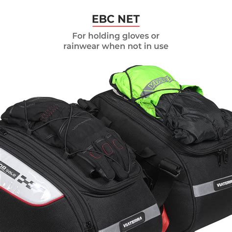 Viaterra Condor Solo 100% Waterproof Motorcycle Saddlebags (Black ...