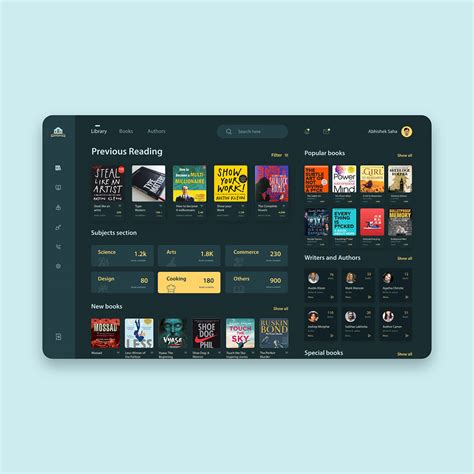 Image result for eLibrary UI/UX