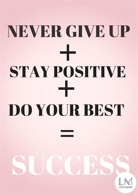 Motivational Quotes for Success - Never Give Up and Stay Positive