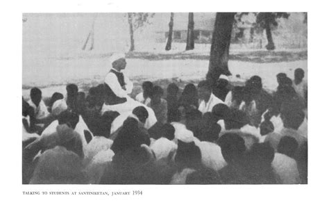 Talking to students (Santiniketan, Jan 1934) - The Nehru Archive