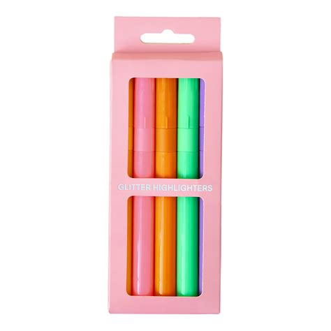 Accessorize London Girl Glitter Highlighters set of 4 - Accessorize India