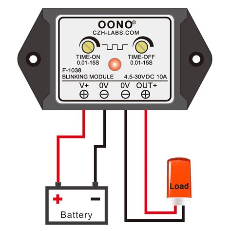 OONO Buy Blinking Flasher Module - DC 4.5-30V, 10A at Ubuy India