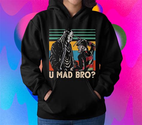 Jason Voorhees And Freddy Krueger U Mad Bro Halloween 2022 Shirt