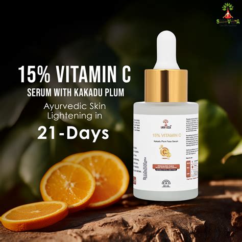 15% Vitamin C Face Serum with Kakadu Plum - Shivveda Private Limited