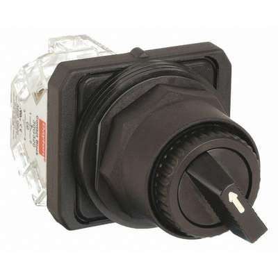932814-3 Dayton Non-Illuminated Selector Switch, 30 mm, 2, Maintained ...