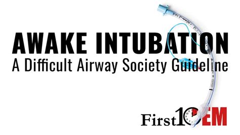 Image result for Awake Intubation