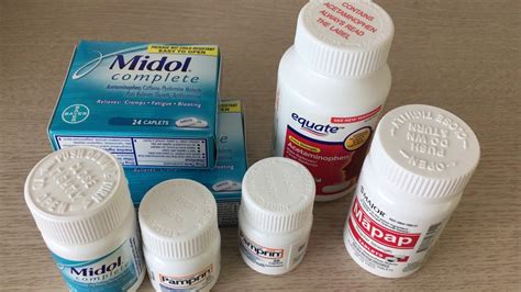 미국 생리통 약 Midol vs. Pamprin 마이돌 대 팸프린 팜프린 비교 분석 솔직후기 - YouTube