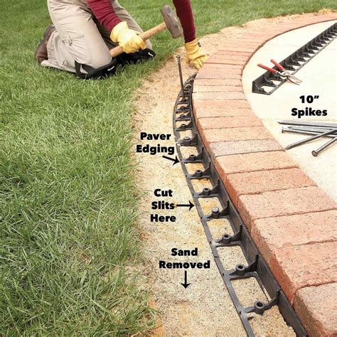 Use Brick Borders for Path Edging | Family Handyman